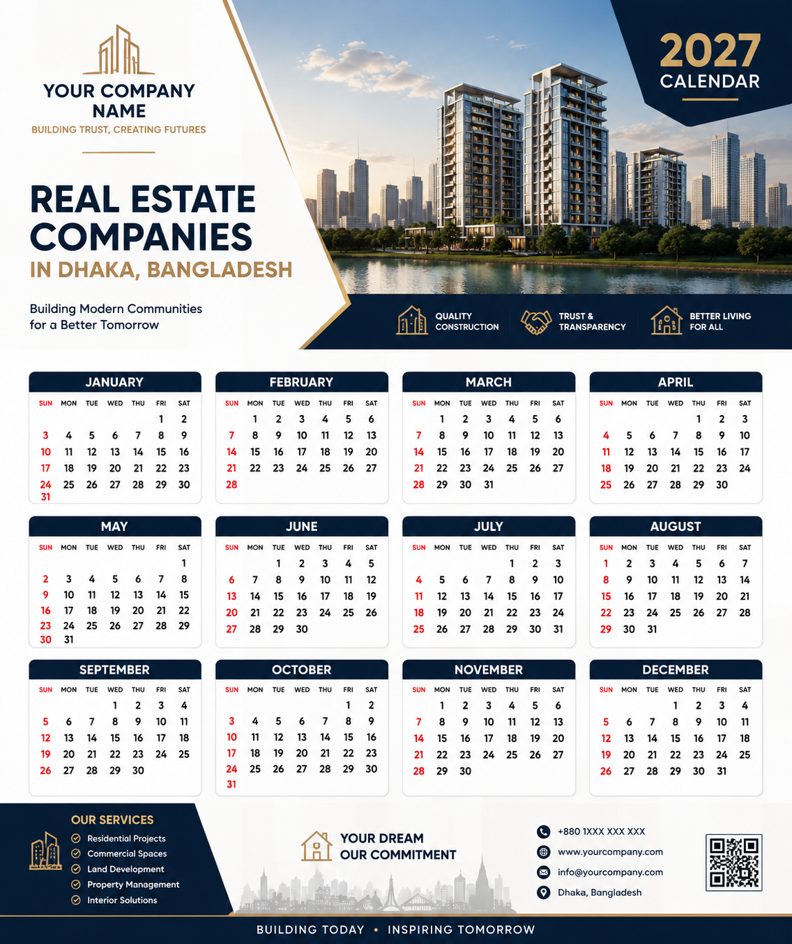 Real Estate Companies in Dhaka, Bangladesh 2027